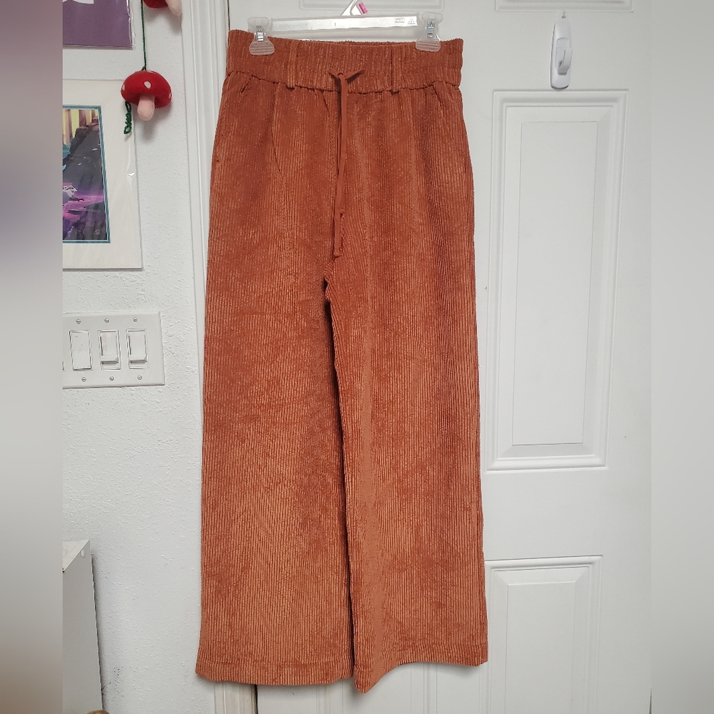 Urban Outfitters High Waisted Corduroy Wide  Leg Pants